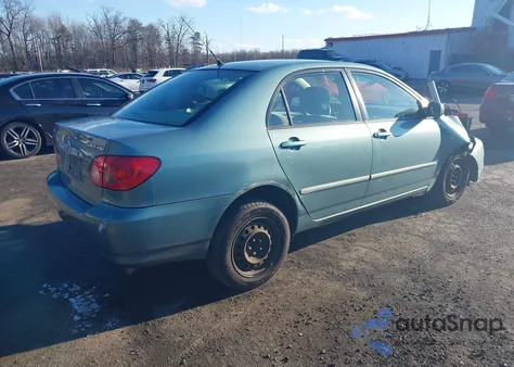 2006 Toyota Corolla Le из США, поврежденный, VIN 2T1BR32E46C660713